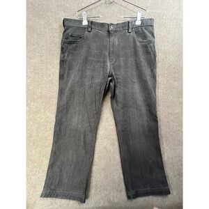 Duluth Trading Co Relaxed‎ Fit Gray Denim Jeans Mens 42x28 Cotton Blend
